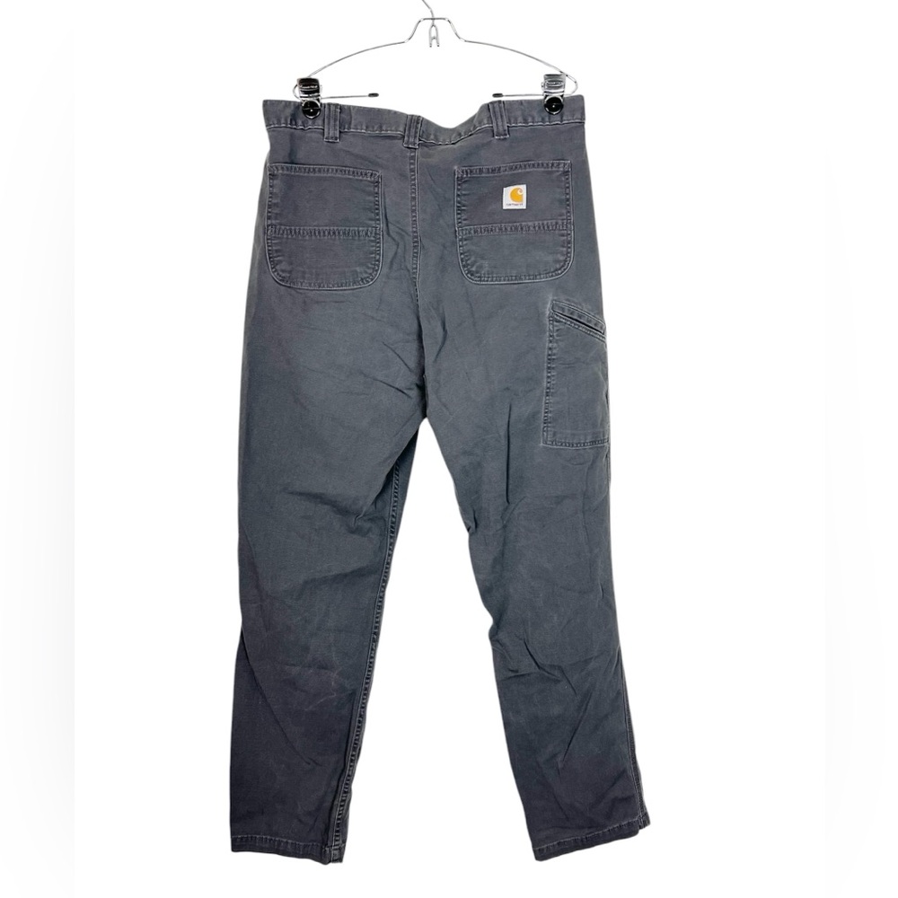 Carhartt relaxed fit pants Gray carpenter work rugged Street 38X34